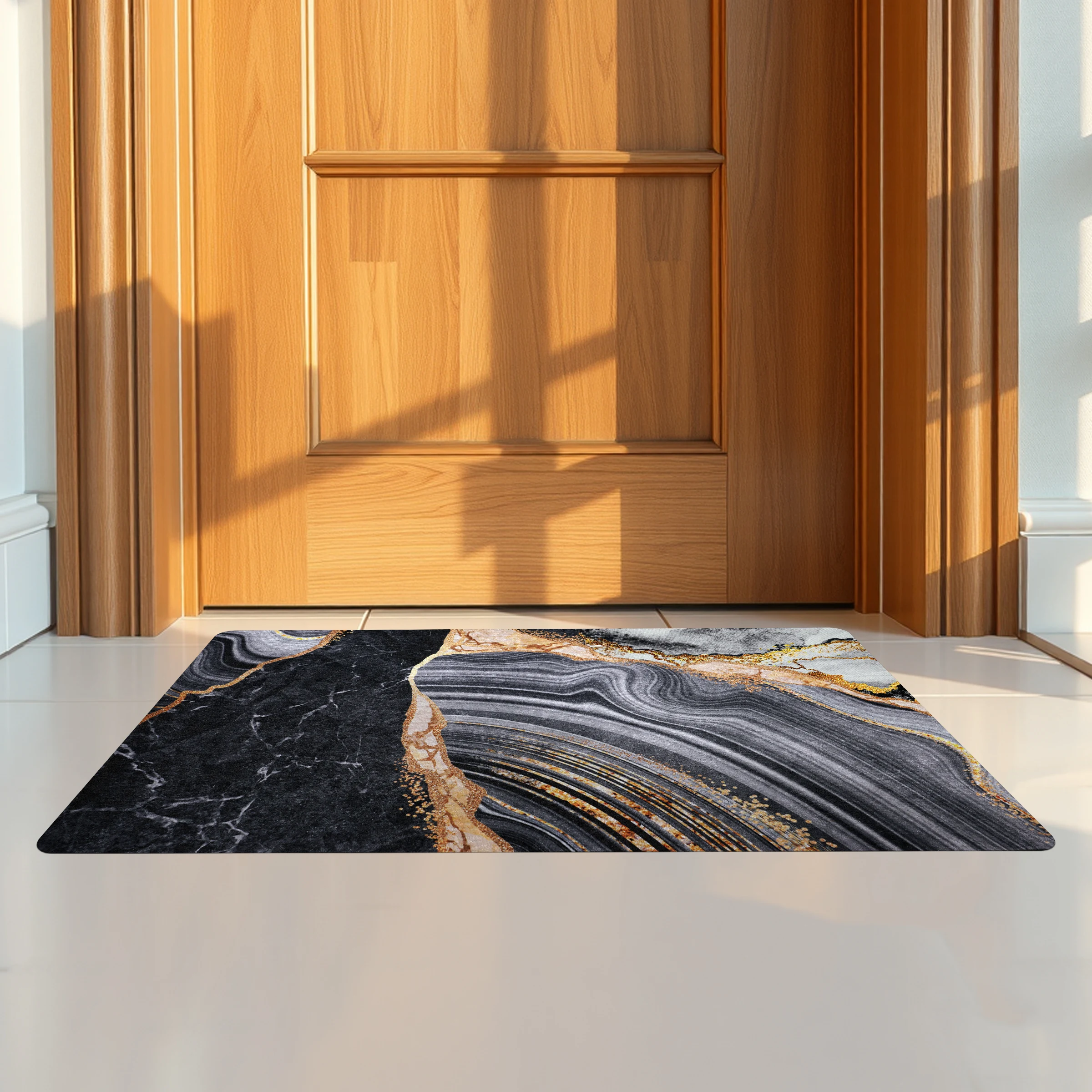 پادری چاپی pvc دار مستطیل کد 258 سایز 76*46