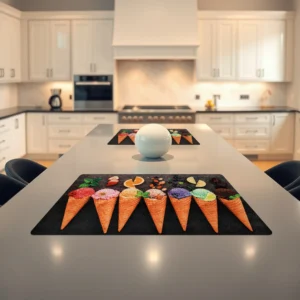 پادری چاپی pvc دار مستطیل کد 620 سایز 60*40
