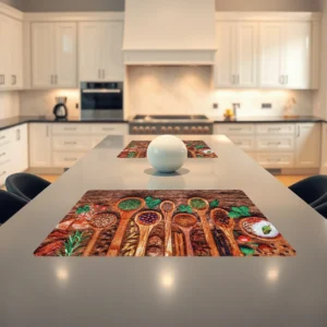 پادری چاپی pvc دار مستطیل کد 621 سایز 60*40