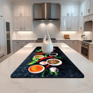پادری چاپی pvc دار مستطیل کد 632 سایز 109*46