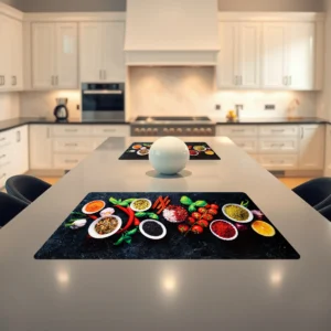 پادری چاپی pvc دار مستطیل کد 632 سایز 60*40